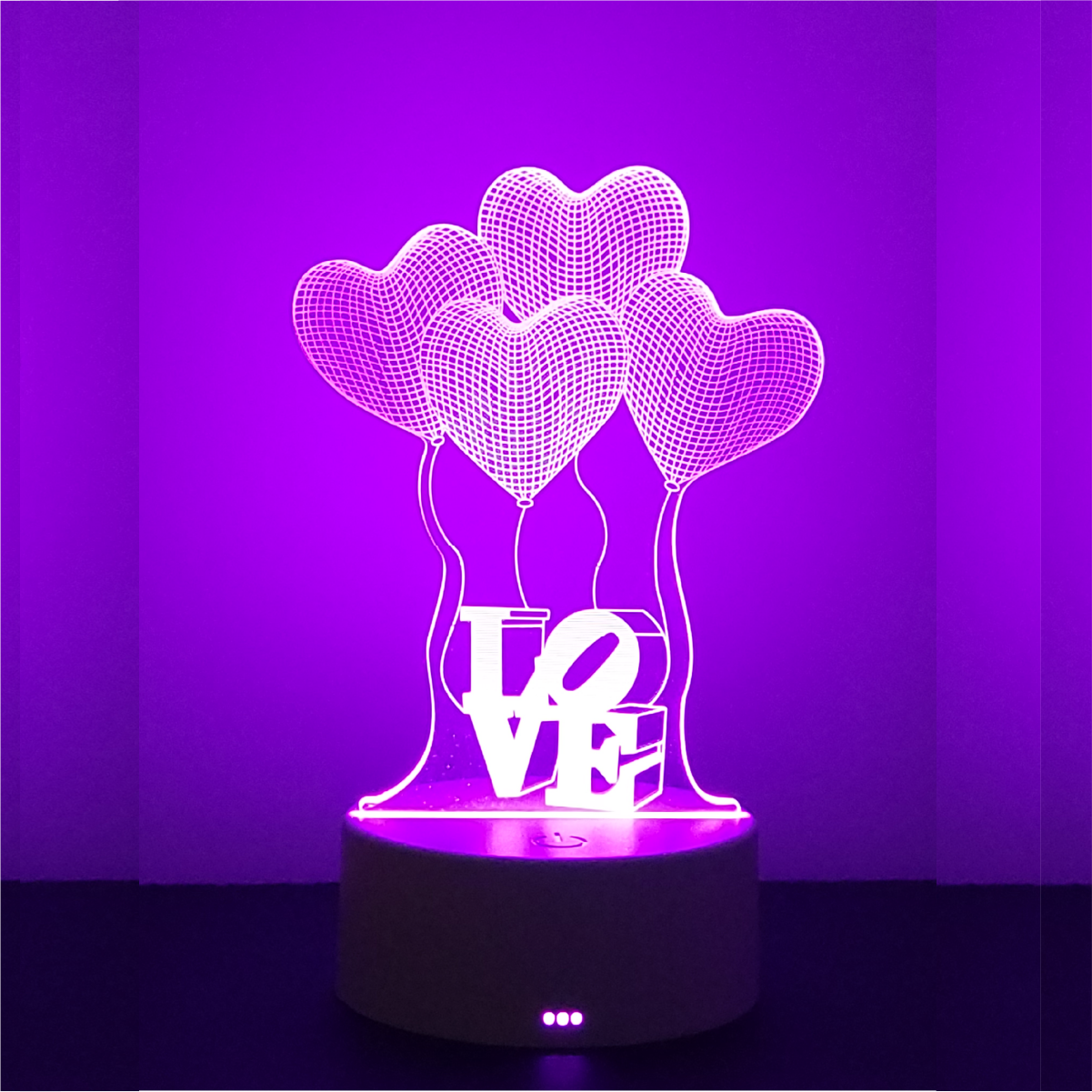 Love Balloons 3D Lamp