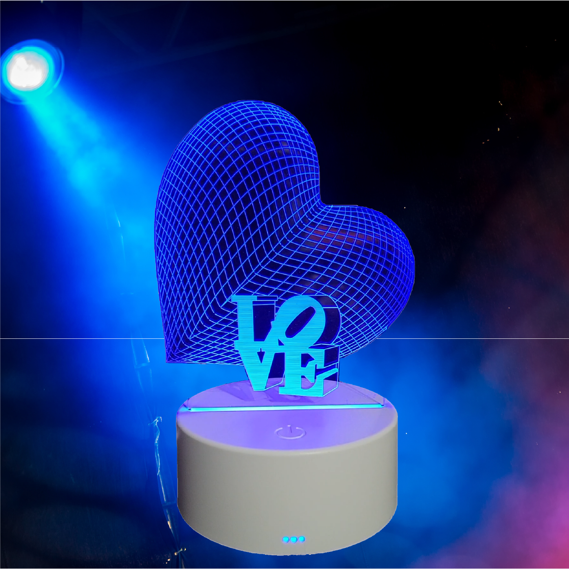 Love Heart Romantic Lamp