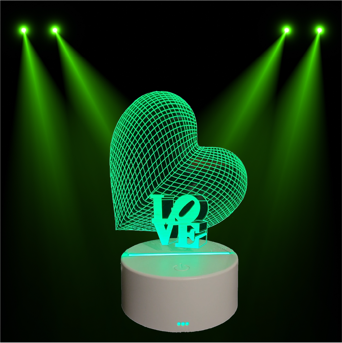 Love Heart LED Lamp